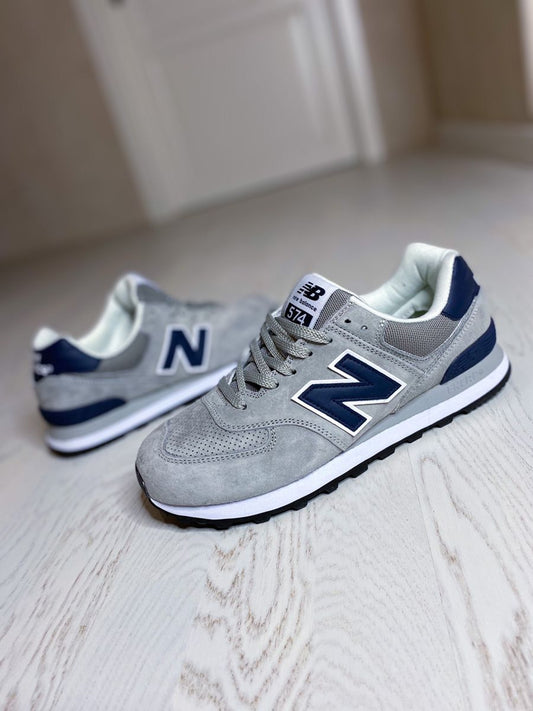 New Balance 574 Grey/Blue ML574BE2